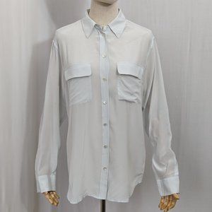 Equipment Signature Silk Shirt Size Small